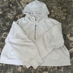 lulu lemon grey sweat shirt